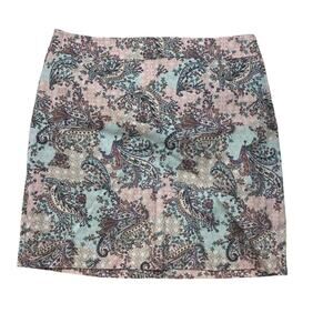 Talbots Print skirt Women's plus size 20W